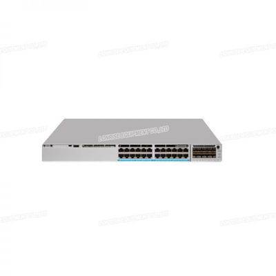 Cisco C9300-24U-E Catalyst 9300 สวิตช์สิ่งจำเป็นเครือข่าย UPOE 24 พอร์ต
