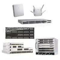 C9300-24S-A Cisco Switch Catalyst 9300 24 พอร์ต GE SFP สวิตช์อัปลิงค์แบบแยกส่วน