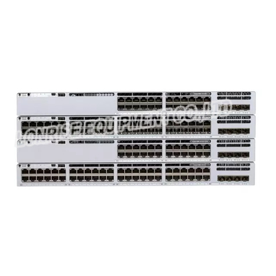 C9300-24S-A Cisco Switch Catalyst 9300 24 พอร์ต GE SFP สวิตช์อัปลิงค์แบบแยกส่วน