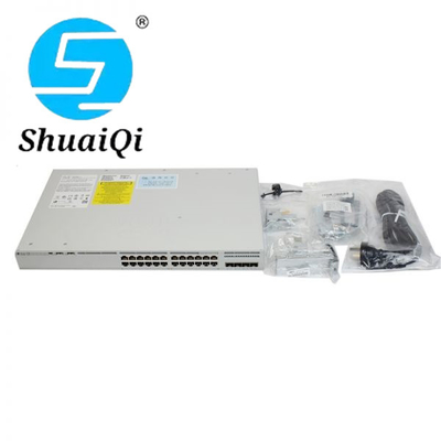 Cisco C9200L-24P-4X-E ​​Switch Catalyst 9200 24 พอร์ต PoE + 4x10G อัปลิงค์สวิตช์สิ่งจำเป็นสำหรับเครือข่าย