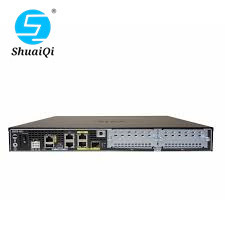 Cisco ISR4321 / K9 4G DRAM ฐาน IP 50Mbps-100Mbps ปริมาณงานระบบ 2 พอร์ต WAN / LAN