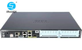 Cisco ISR4321 / K9 4G DRAM ฐาน IP 50Mbps-100Mbps ปริมาณงานระบบ 2 พอร์ต WAN / LAN