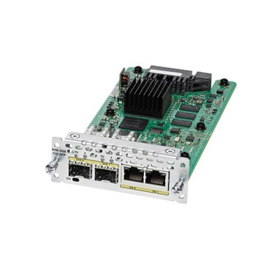Cisco Ethernet WAN Network Expansion Interface Module NIM-2GE-CU-SFP นํามาซึ่งความหนาแน่นสูง Small Form-Factor Pluggable (SFP)