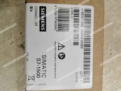 SIEMENS 6ES7592-1BM00-0XB0 PLC Industrial Control ต้นฉบับใหม่ SIMATIC S7-1500 ขั้วต่อด้านหน้า