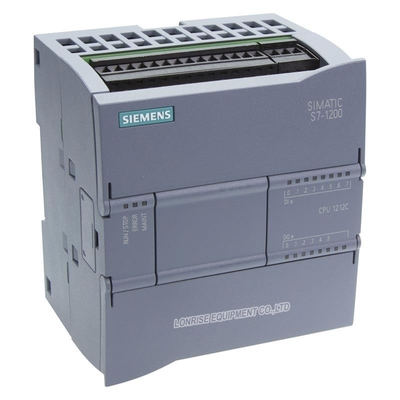 ใหม่ Original 6ES7212-1BE40-0XB0 Siemens S7-1200 CPU 1212C ขนาดกะทัดรัด CPU AC / DC / RLY Onboard I/O