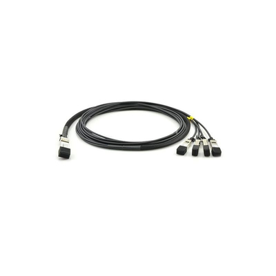 โมดูลตัวรับเสียงแสง 4xSFP10G สายพัดทองแดงแบบปาซีฟ QSFP-4SFP10G-CU5M