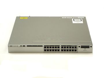 WS-C3850-24T-S Cisco Switch 3850 Catalyst 24 Port Data IP Base 10/100/1000Mbps สามารถสตั๊กต้อนได้ 24 Port Ethernet 10/100/1000 พร้อมไฟฟ้า 350WAC