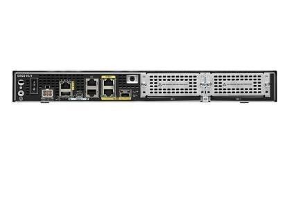 ISR4321-V/K9 50Mbps-100Mbps ระบบผ่าน 2 WAN/LAN Port 1 SFP Port Multi-Core CPU 2 NIM Voice Bundle WAAS