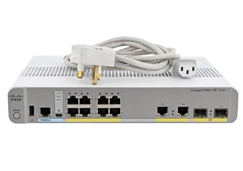 WS-C2960CX-8TC-L 8 Gigabit Ethernet Ports 2 1G SFP และ 2 1G Copper Uplinks Enhanced จํากัด