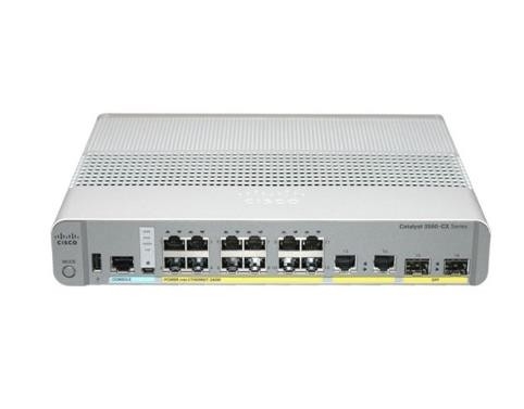 WS-C3560CX-12PD-S Cisco Catalyst 3560-CX 12 ท่าทางสวิตช์คอมแพคต ชั้น 3 POE- 12 x 10/100/1000 ท่าทางอีเทอร์เน็ต