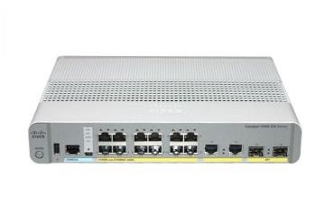 WS-C3560CX-12PC-S พร้อมใช้งาน 12-port สวิตช์คอมแพคต์ Layer 3 POE Ethernet Ports 2 SFP&2GE uplinks