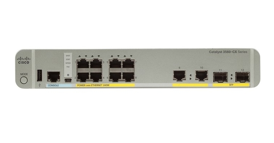 WS-C3560CX-8TC-S 8-Port Compact Switch Layer 3 - 8 X 10/100/1000 Ethernet Ports 2 SFP&amp;2GE Uplinks-ฐานข้อมูล IP