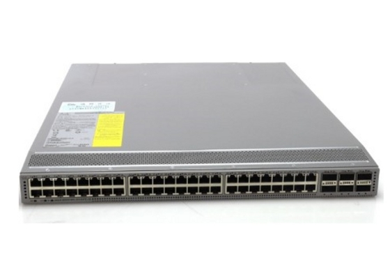 N9K-C93108TC-FX Cisco Nexus 9000 Series Switch Nexus 9300 ด้วย 48p 10G BASE-T และ 6p 40G/100G QSFP28, MACsec