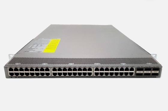 N9K-C93108TC-FX Cisco Nexus 9000 Series Switch Nexus 9300 ด้วย 48p 10G BASE-T และ 6p 40G/100G QSFP28, MACsec