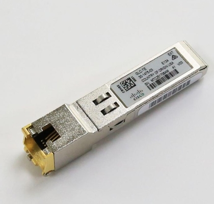 GLC-TE Cisco SFP GLC Module 1000BASE-T SFP โมดูลเครื่องรับสัญญาณสําหรับสายทองแดงประเภทที่ 5