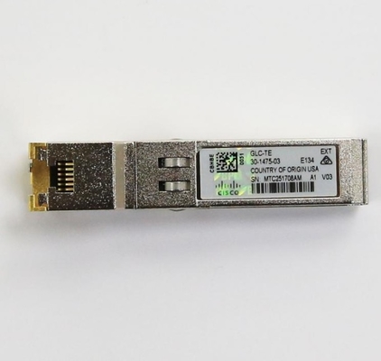 GLC-TE Cisco SFP GLC Module 1000BASE-T SFP โมดูลเครื่องรับสัญญาณสําหรับสายทองแดงประเภทที่ 5