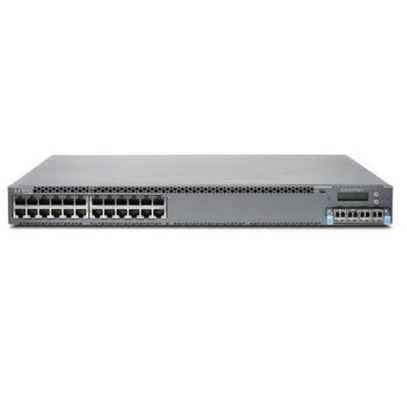 EX3400-24T EX3400 24-Port 10/100/1000BaseT 4 X 1/10G SFP/SFP+ 2 X 40G QSFP+ พัดลมเรดดัน ด้านหน้าสู่ด้านหลัง การไหลเวียนอากาศ
