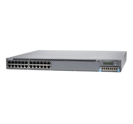 EX3400-24T EX3400 24-Port 10/100/1000BaseT 4 X 1/10G SFP/SFP+ 2 X 40G QSFP+ พัดลมเรดดัน ด้านหน้าสู่ด้านหลัง การไหลเวียนอากาศ