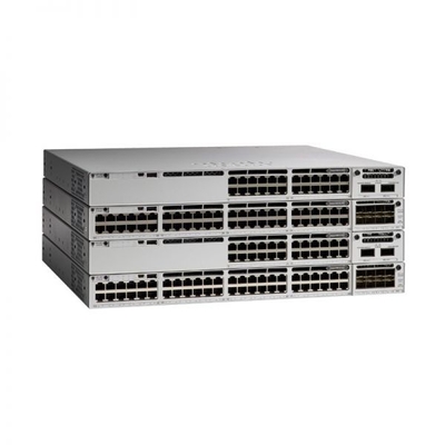C9300 24S A Cisco Switch Catalyst 9300 24 GE Port โมดูลารูปลิกสวิตช์