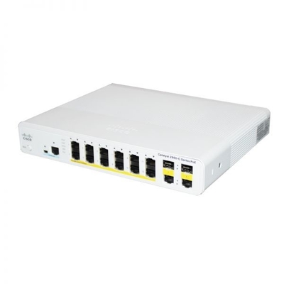 WS C2960C 12PC L Catalyst 2960 C Series FE Switch 12 FE PoE 2 x การเชื่อมต่อแบบสองแบบ