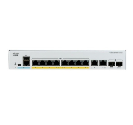 C1000-8FP-2G-L 8x 10/100/1000 Ethernet PoE+ Port และ 120W PoE Budget 2x 1G SFP และ RJ-45 คอมโบ Uplinks