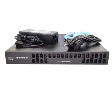 ISR4221-SEC/K9 Cisco ISR 4221 รูเตอร์ 2 WAN/LAN Port 1 SFP Port Multi Core CPU 2 NIM Security Bundle