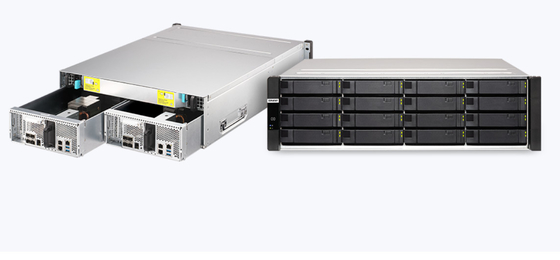 QNAP ES1686dc เซอร์เวอร์เรค Enterprise ZFS NAS มีโปรเซสเซอร์ Intel® Xeon® D