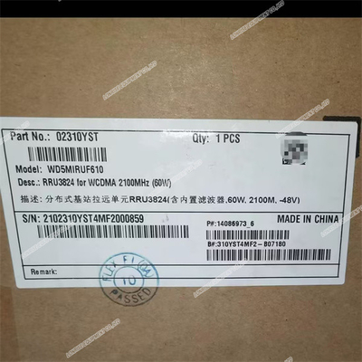 Rru3826 Wcdma 2100mhz (80w) 02310kkq เหมาะสําหรับสถานีฐานโทรคมนาคม พร้อมใช้งาน