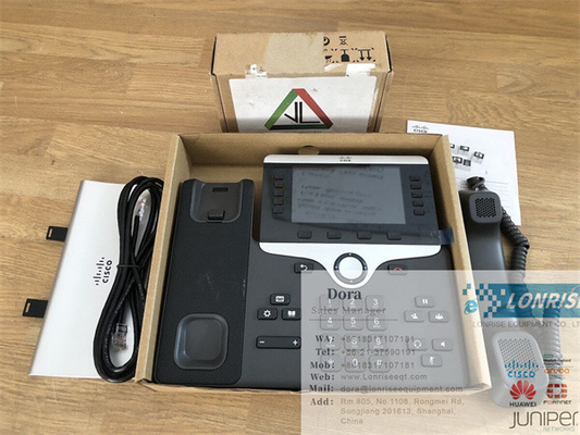 โทรศัพท์ IP VoIP ที่ปิดใหม่ CP-8841-K9= โทรศัพท์ประชุม CP-8841-K9 พร้อมใช้งาน