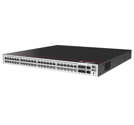 Huawei S5735-S48T4XE-V2 48 ท่าเรือ 1000BASE-T 4 ท่าเรือ 10GE SFP+ 2-ท่าเรือ 12GE Stack PoE+