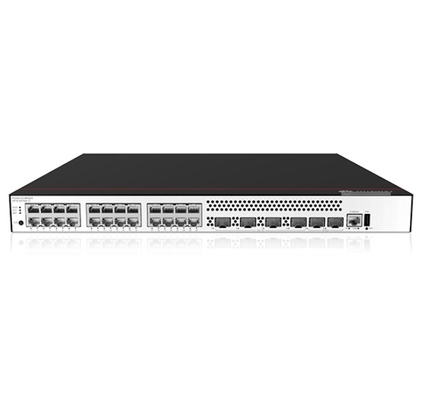 Huawei S5735-S48T4XE-V2 48 ท่าเรือ 1000BASE-T 4 ท่าเรือ 10GE SFP+ 2-ท่าเรือ 12GE Stack PoE+