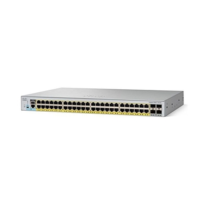 WS C2960L 48PQ-LL Cisco Catalyst 2960L สวิตช์ GigE PoE+ 4x10G SFP+ Lan Lite