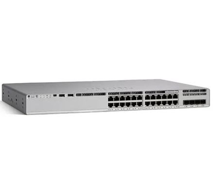 C9200L-24T-4X-E Cisco Switch Catalyst 9200L 24-port ข้อมูล 4x10G อัพลิงก์สวิตช์ Network Essentials