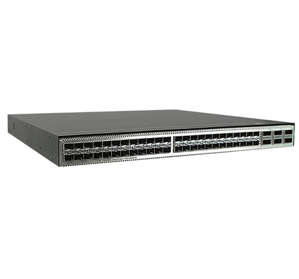 CE6863E-48S6CQ-F Huawei CloudEngine 6800 48*25G SFP28, 6*100G QSFP28, 2* แอคพลังงาน, ทางออกอากาศด้านประตู