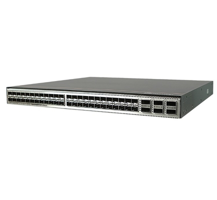 CE6863E-48S6CQ-F Huawei CloudEngine 6800 48*25G SFP28, 6*100G QSFP28, 2* แอคพลังงาน, ทางออกอากาศด้านประตู