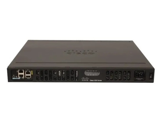 ISR4431-K9 รองรับ 3 โมดูลอินเตอร์เฟสเครือข่าย NIM สล็อตให้ 500 Mbps ถึง 1 Gbps อัตราการผ่านรวม