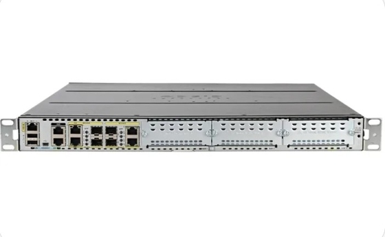 ISR4431-K9 รองรับ 3 โมดูลอินเตอร์เฟสเครือข่าย NIM สล็อตให้ 500 Mbps ถึง 1 Gbps อัตราการผ่านรวม