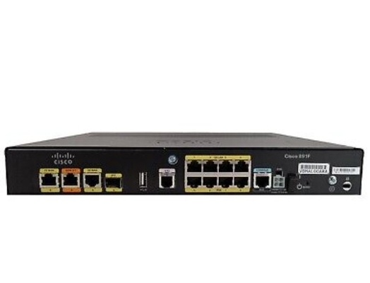 Cisco เราเตอร์ C891F-K9 1 SFP 4 POE ความปลอดภัยไร้สายคอนโทรลเลอร์ AVC WAN