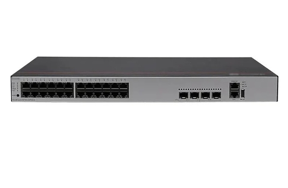 สวิตช์เครือข่าย Huawei S5735-L24P4S-A 24 Gigabit Port สนับสนุนพอร์ต GE Downlink ทั้งหมด