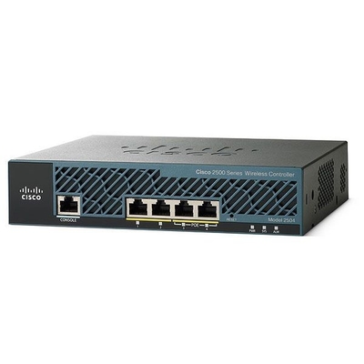 AIR-CT2504-25-K9 เครื่องควบคุมไร้สาย Cisco 2500 Series เครื่องควบคุมไร้สาย 2500 Series สําหรับจุดการเข้าถึง Cisco 25 จุด