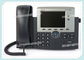 CP-7945G สายโทรศัพท์ Cisco Voip แบบสายโทรศัพท์ระบบสองสายของซิสโก้