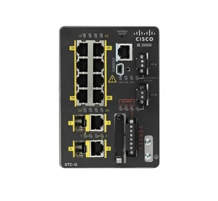 IE-2000-8TC-G-E - Industrial Ethernet 2000 Series IE2000 พร้อมพอร์ตทองแดง 8FE และ 2GE Combo (Lan Base) - 1588