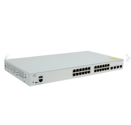 C1200-24P-4G Cisco C1200-24P-4G 24x 10/100/1000 PoE+ Port ด้วยงบประมาณพลังงาน 195W, 4x Gigabit SFP, สามารถติดตั้ง Rack ได้