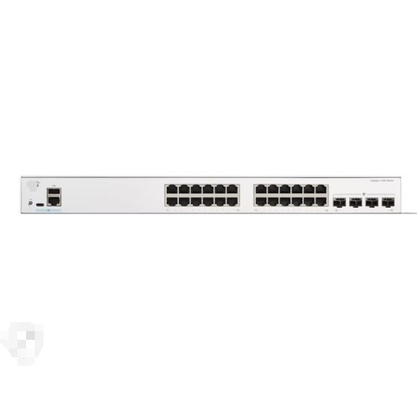 C1200-24P-4G Cisco C1200-24P-4G 24x 10/100/1000 PoE+ Port ด้วยงบประมาณพลังงาน 195W, 4x Gigabit SFP, สามารถติดตั้ง Rack ได้