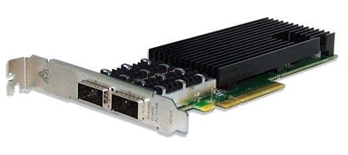 PE340G2QI71 Dual Port Fiber 40 Gigabit Ethernet PCI Express Server Adapter ซิลิคอม
