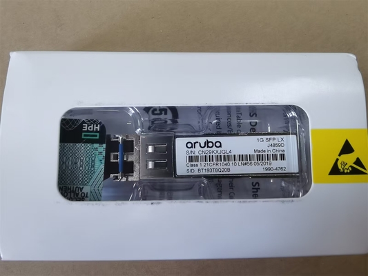 J4859D Aruba 1G SFP Aruba Transceivers Aruba 1G SFP LC LX 10km SMF Transceivers เครื่องรับสัญญาณ