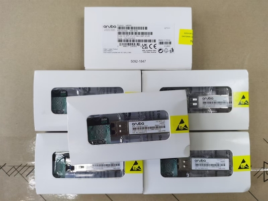 J4859D Aruba 1G SFP Aruba Transceivers Aruba 1G SFP LC LX 10km SMF Transceivers เครื่องรับสัญญาณ