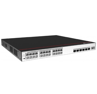 S5735-S24T4XE-V2 24*10/100/1000 Port Base-T 4*10GE Port SFP+ Port 2*12GE Port Stack PoE+ โดยไม่มีโมดูลพลังงาน