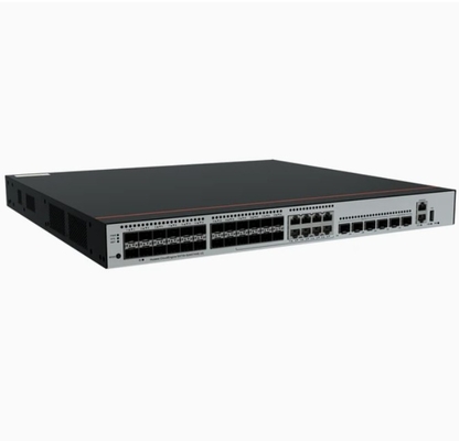 S5735-S24ST4XE-V2 24*GE SFP Port 8 Port ที่มีวัตถุประสงค์สองแบบ 10/100/1000 หรือ SFP 4*10GE SFP+ Port 2*12GE สเตคพอร์ต ไม่มีโหลดพลังงาน