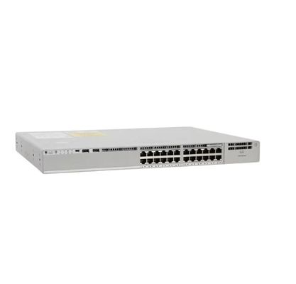 C9300L-24P-4X-E สวิตช์ Cisco Catalyst 9300L พร้อมอัปลิงค์ SFP+ 4x10G/1G แบบติดตั้งตายตัว, PoE+, Network Essentials